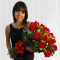 Buquê de Rosas Vermelhas Classic - 24 Rosas